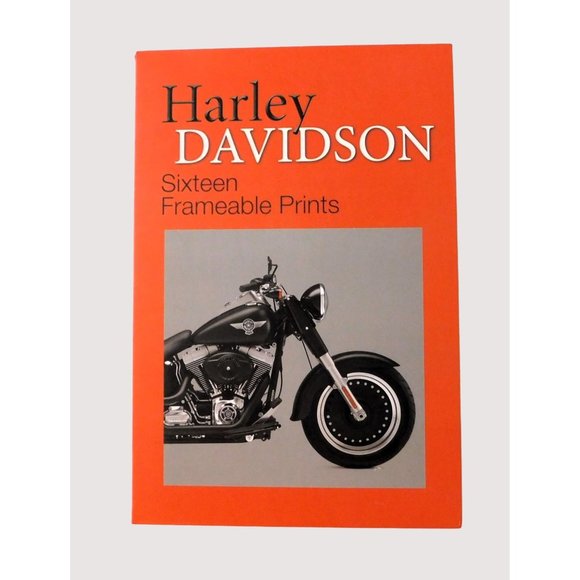 Harley Davidson 13 Frameable Prints Motorcycle Bikes Hog 15 x 10 Inch Boxed - Picture 1 of 11